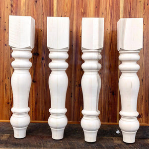 Maple Chunky Dining Legs - 5" x 5" x 29"