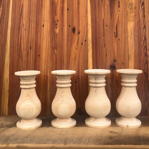 Knotty Pine Balustrades Coffee Table Legs - 5" x 5" x 10"