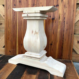Double Pedestal Base - 9" x 9" x 29" - Set of 2
