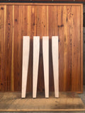 Maple Tapered Dining Legs - 3" x 3" x 29"