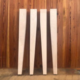 Maple Tapered Dining Legs - 3" x 3" x 29"